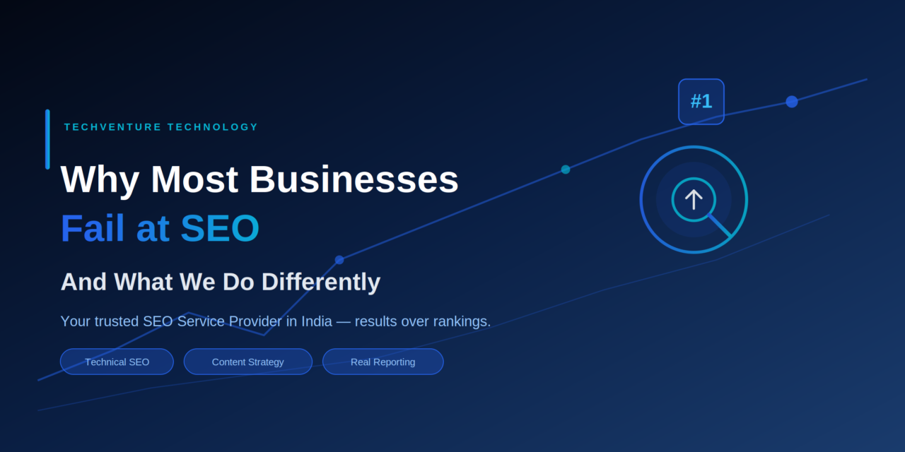 Why Most Businesses Fail at SEO — And What TechVenture Technology Does Differently